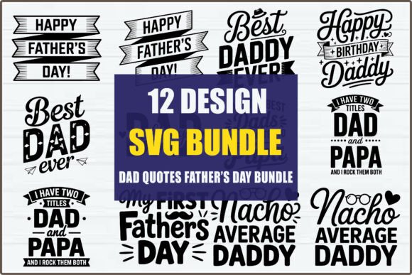Best Dad Ever T-Shirt Bundle: Perfect for Crafts & Graphics