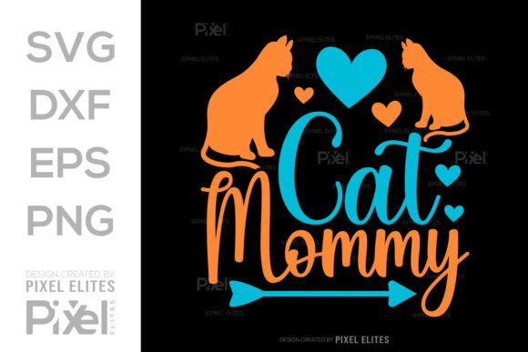 Cat Mommy SVG: A Charming T-Shirt Design for Graphics