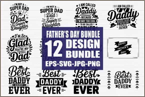 Celebrating Fatherhood with Dad T-Shirt Design Graphics