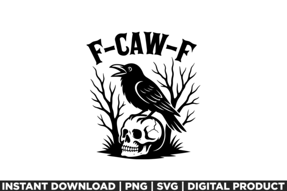 F-Caw-F Dark Bird Humor: A Versatile T-Shirt Design