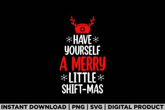 Have Yourself a Merry Christmas Nurse T-Shirt Designs