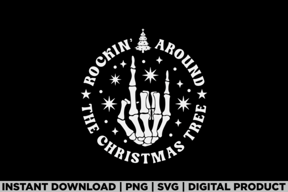 Rockin Around the Christmas Tree: A Versatile T-Shirt Design