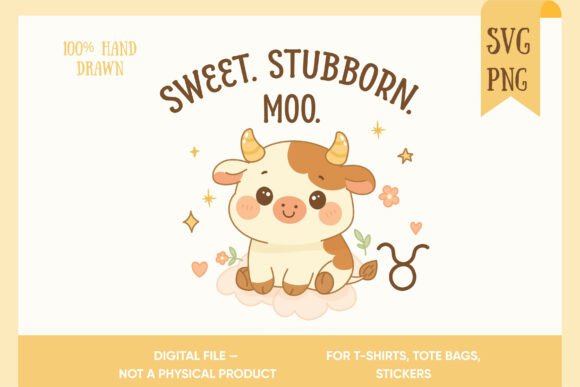 Taurus Sublimation Design – Versatile PNG SVG