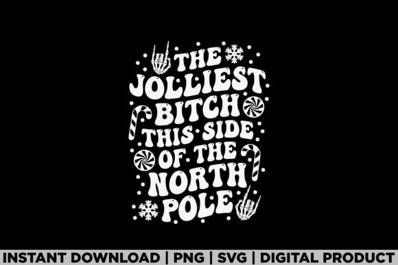 The Jolliest Side: A Versatile Graphics Asset for T-Shirt Designs