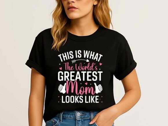 World’s Greatest Mom T-Shirt: A Versatile Graphics Asset